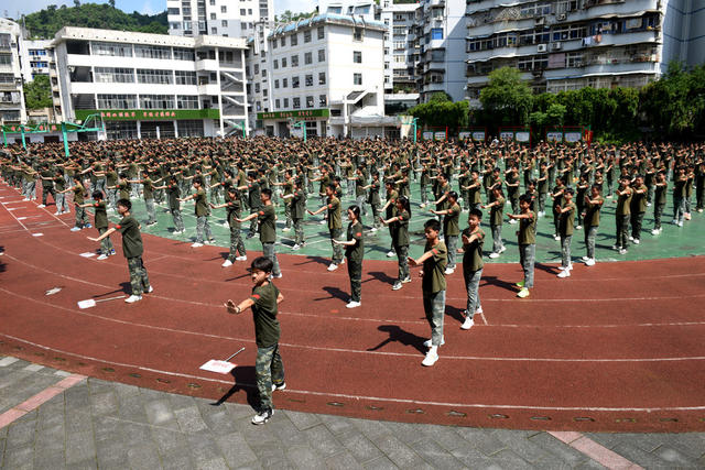 国防  学生  教育 军体拳