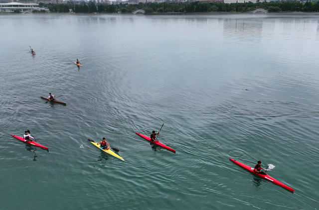 资兴 东江湾 皮划艇 赛艇 训练