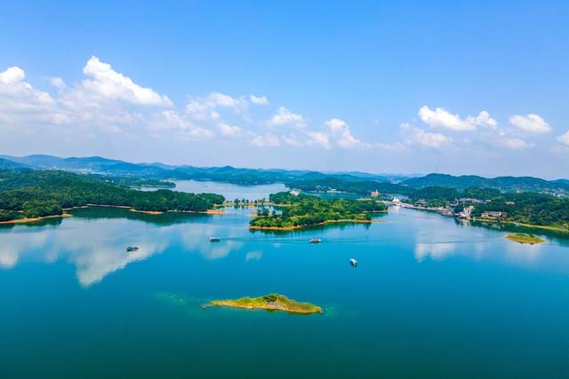水府庙  湿地公园  蓝天  白云  生态
