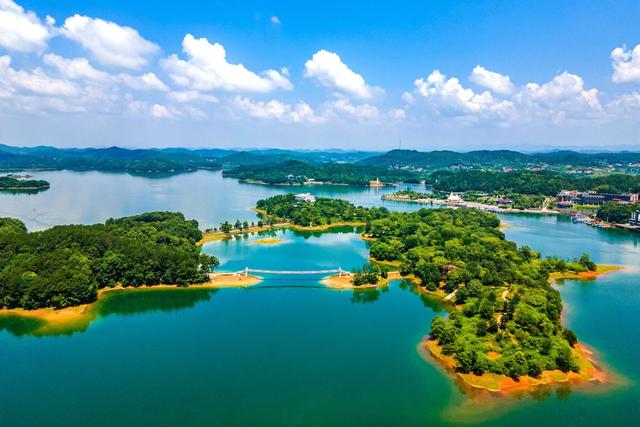 水府庙  湿地公园  蓝天  白云  生态