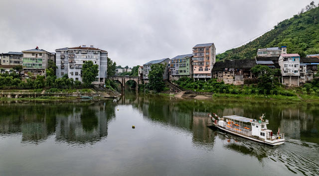 怀化洪江托口镇，渡口