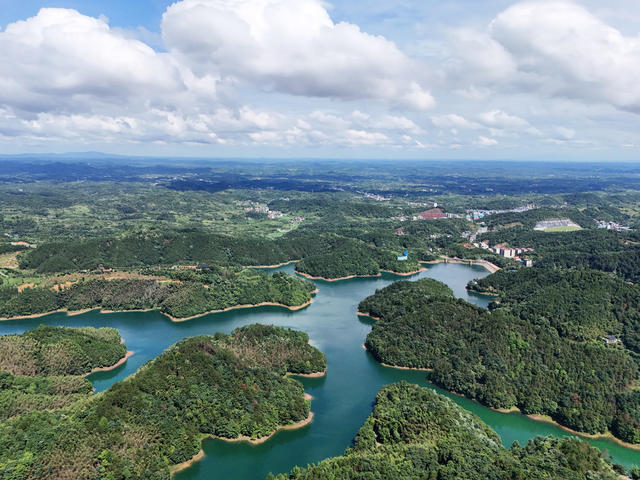 生态  水库  风景  秀丽  自然  旅游