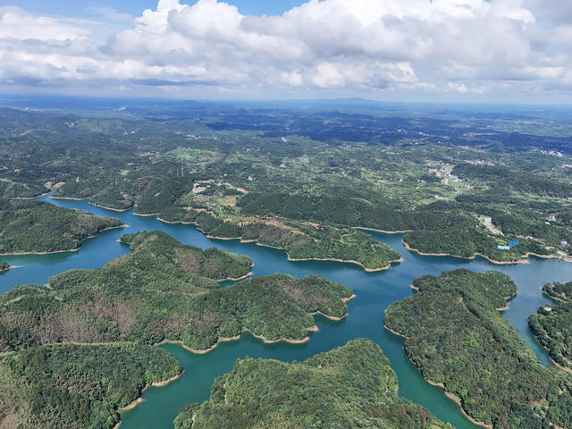 生态  水库  风景  秀丽  自然  旅游