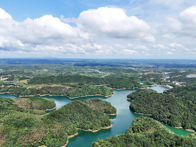 生态  水库  风景  秀丽  自然  旅游