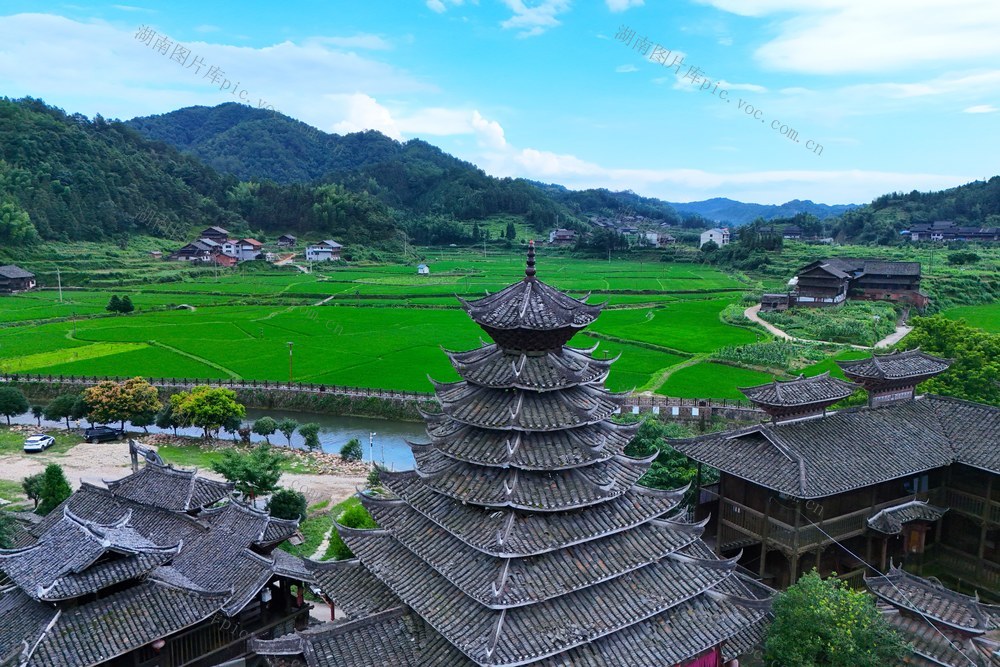 乡村、传统村落、景区、夏天、农村