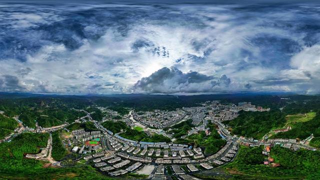 雨后 山城 空气 清新 云涌 宁静 美