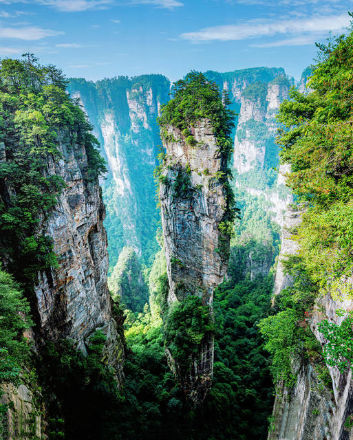 湖南张家界 擎天柱  神堂湾  杨家界  奇峰三千