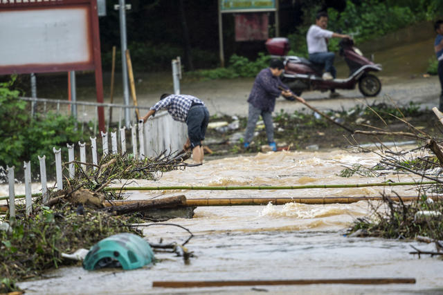灾害 长沙县 河流 捞刀河 降雨 洪水 