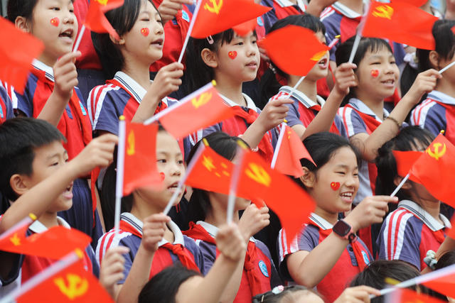 嘉禾：“童心向党”迎七一