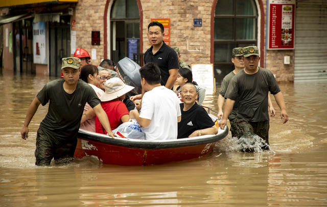 强降雨 被困群众 转移