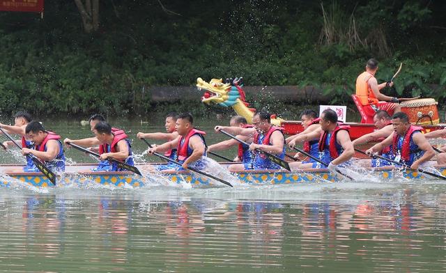 端午 龙舟赛 涟源