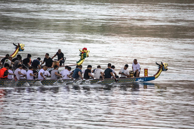 端午划龙舟