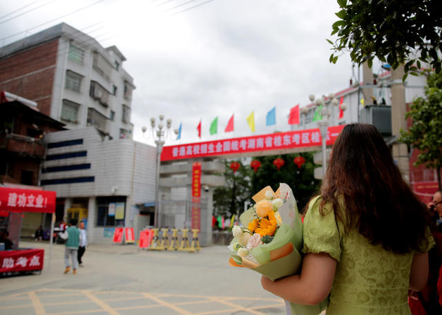 湖南桂东 莘莘学子 高考