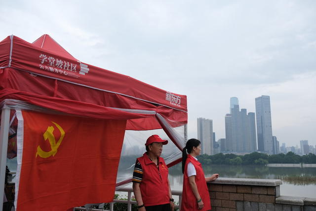 党员，志愿者，防汛值守，践初心