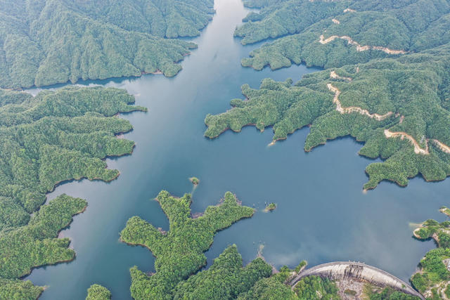 生态 绿水青山 环保 风光 自然 水库