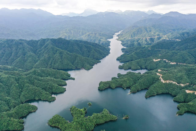 生态 绿水青山 环保 风光 自然 水库