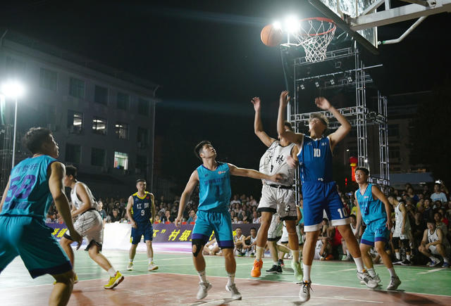 村BA  体育运动 篮球  农村  健身    村民 乡村 比赛  运动员 运动场