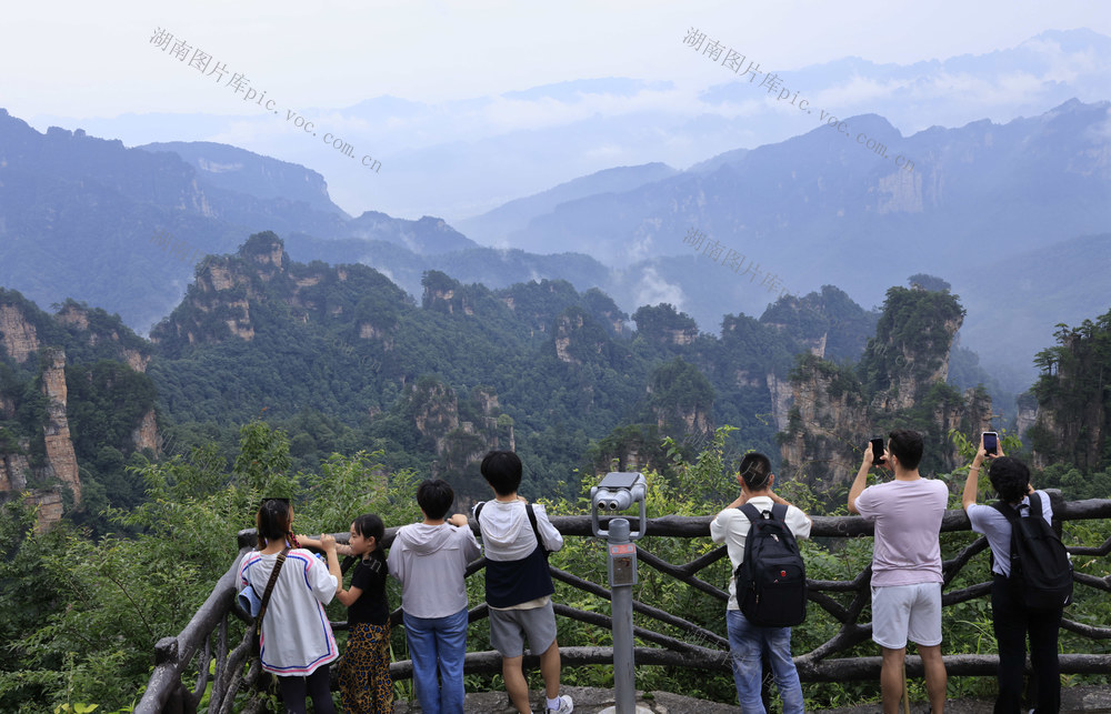 张家界 暑期  旅游  旺季