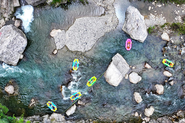 漂流 景区 戏水 清凉 生态