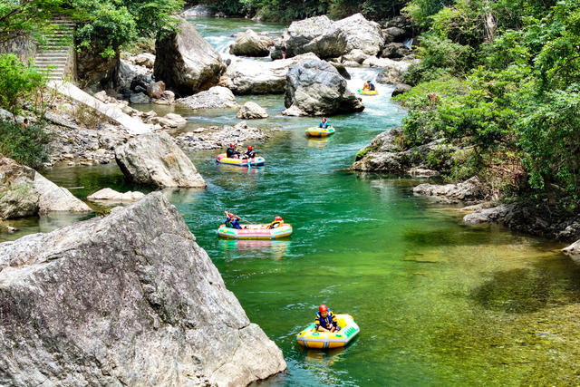 漂流 景区 戏水 清凉 生态