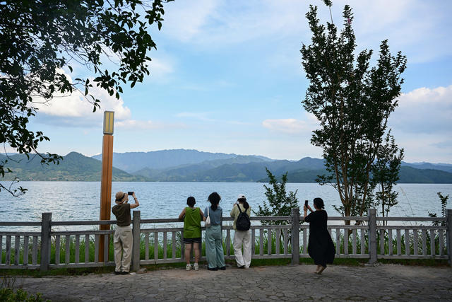 资兴 东江湖 游客 游玩 生态画卷