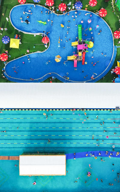 消暑  戏水  清凉  暑假