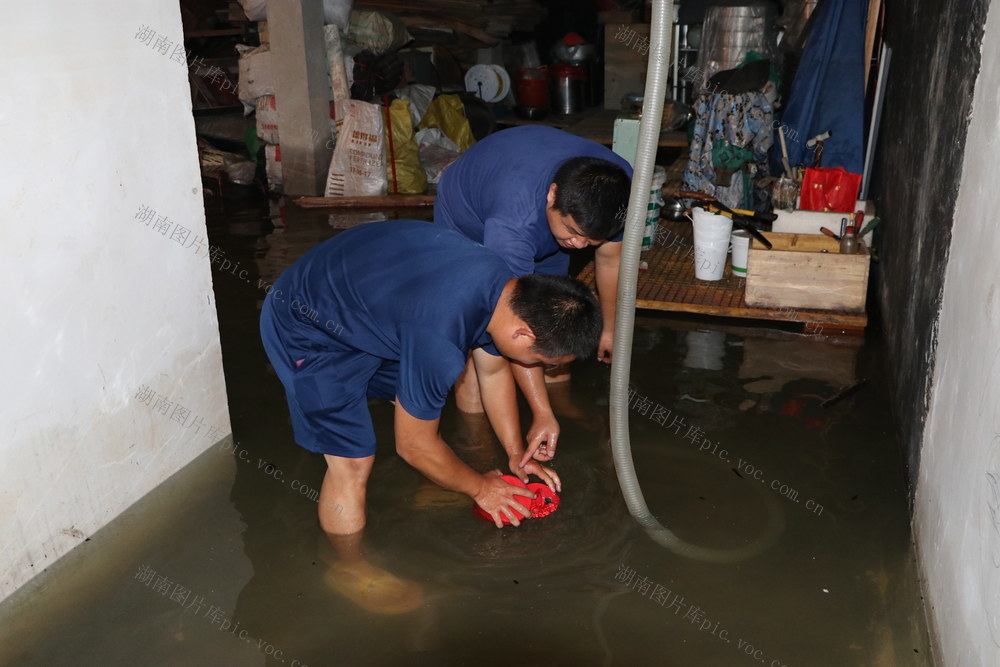 洪江市 洪水 抗洪 积水