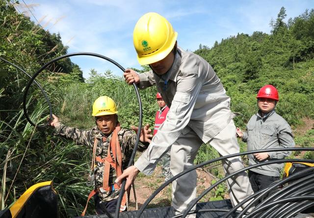    战酷暑     保供电
