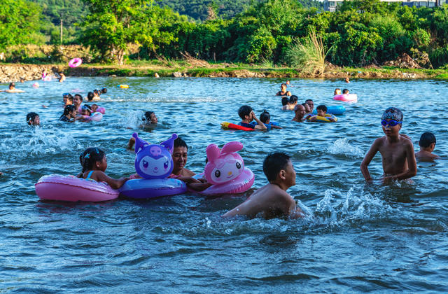 三伏天  亲水  清凉