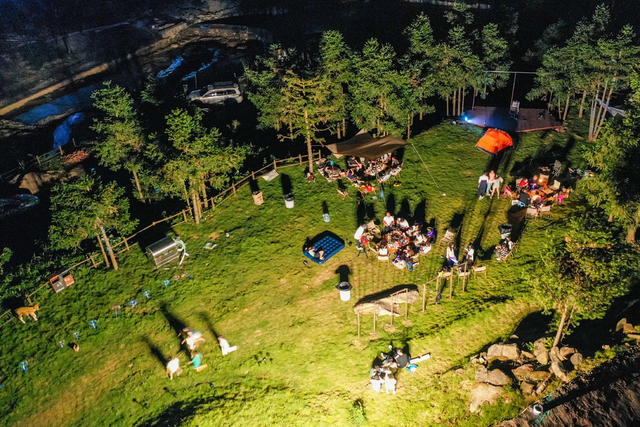 避暑 高山 露营 旅游 休闲 游客 观光 清凉