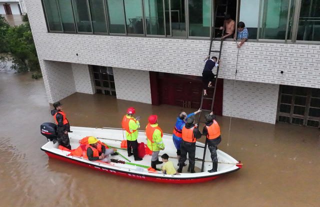 自然灾害 抗洪抢险 转移 群众 被淹
