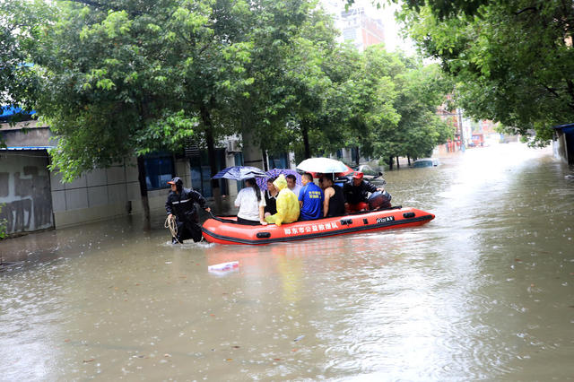 暴雨  洪水  内涝  转移群众  救援  湖南邵东