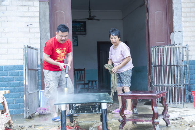 湖南双峰,洪水,生产自救,强降雨,格美”