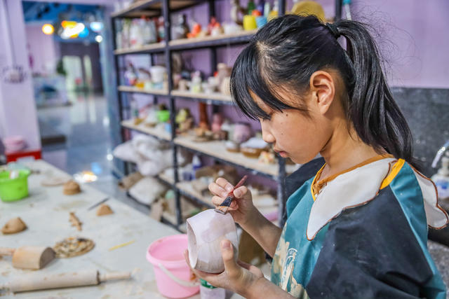 陶艺 艺术 兴趣 培训 小朋友 暑假 学习