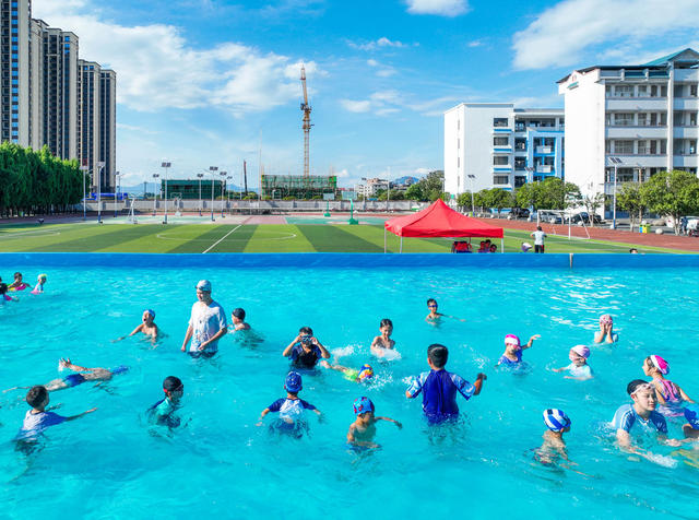 学生
暑期
游泳
道县
防溺水

