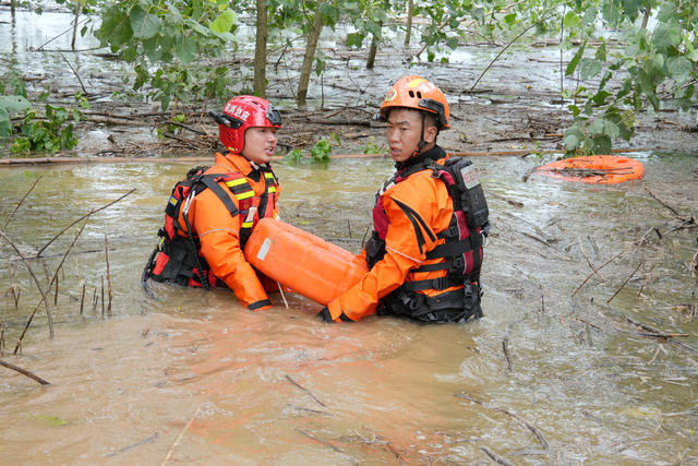 团洲垸 洞庭湖 排涝作业