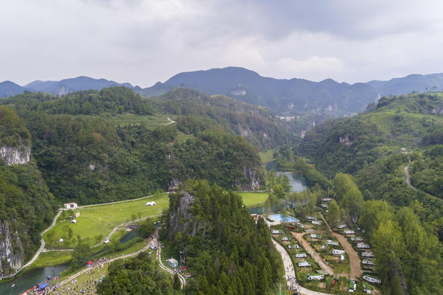 湖南涟源 露营 休闲游   夏日 旅游 避暑