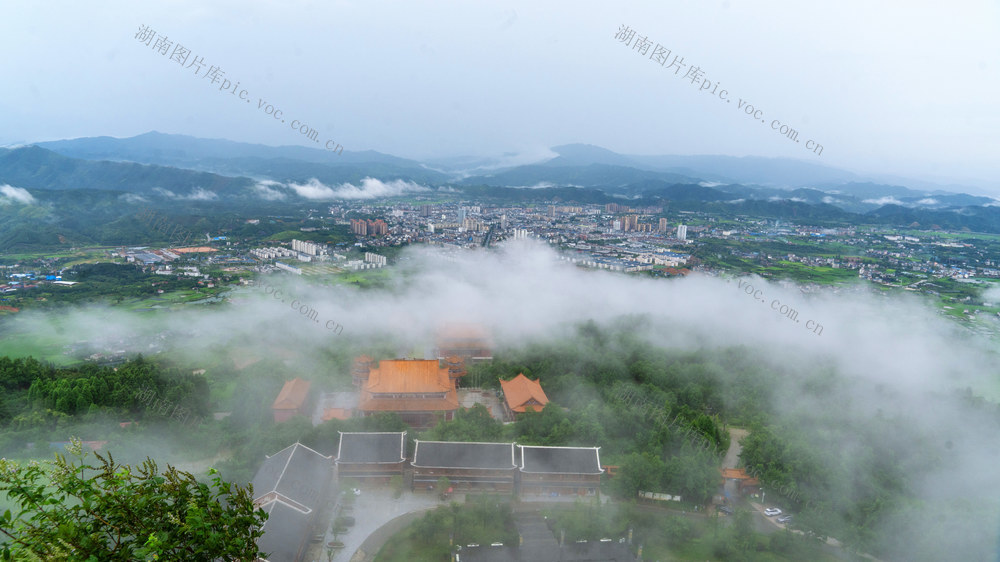 风光,,景区,,村庄,,云雾,,夏季,,美丽村庄