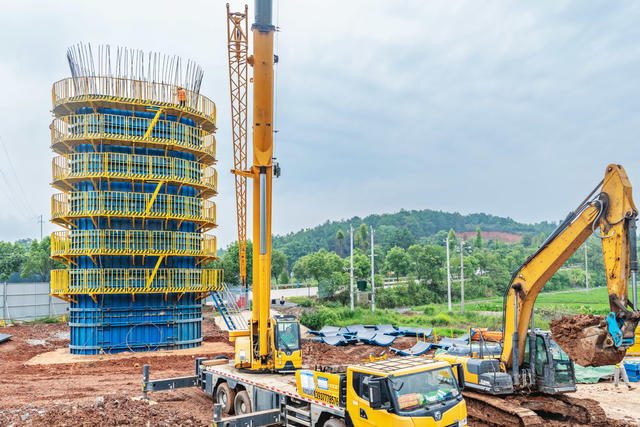 邵永高铁  建设  施工作业