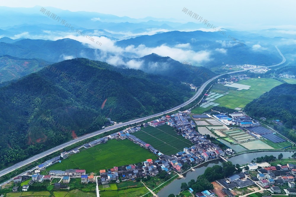 交通、乡村、生态、农业、田园