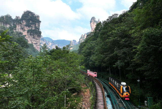 错峰 旅游 张家界 十里画廊
