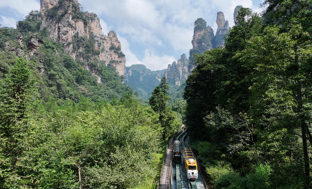 错峰 旅游 张家界 十里画廊