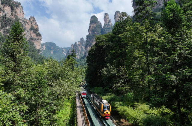 错峰 旅游 张家界 十里画廊