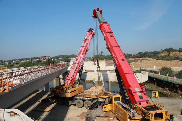 快速路  施工  建设  工程  交通  湖南邵阳