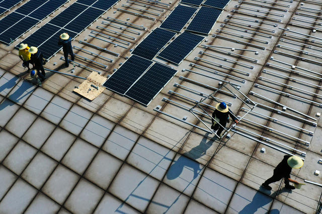 嘉禾：屋顶光伏发电  助力绿色发展