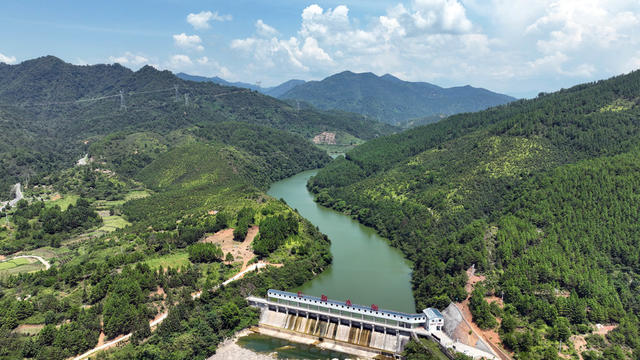 水闸 绿水青山 灌溉 