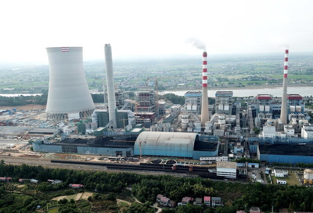 益阳囗电厂囗建设