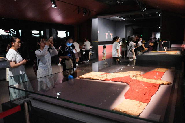 参观，马王堆汉墓，陈列，湖南博物院