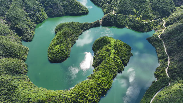 大美中国 蓝天 白云 青山 绿水 民居 水资源 水环境 水生态 城乡人居环境 美丽乡村