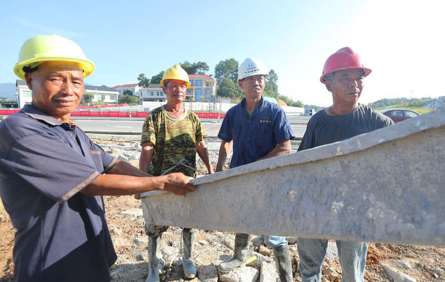 高温 施工 错时